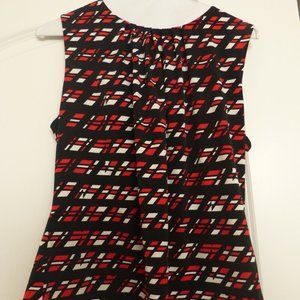 Women's Black, Red & White Blouse Calvin Klein PL